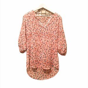 Collective Concepts Animal Print Blouse